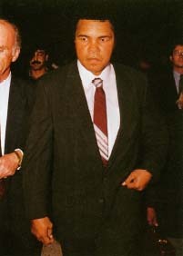 Former world champion heavyweight boxer Muhammad Ali, who has Parkinson's disease. Reuters/Corbis-Bettmann